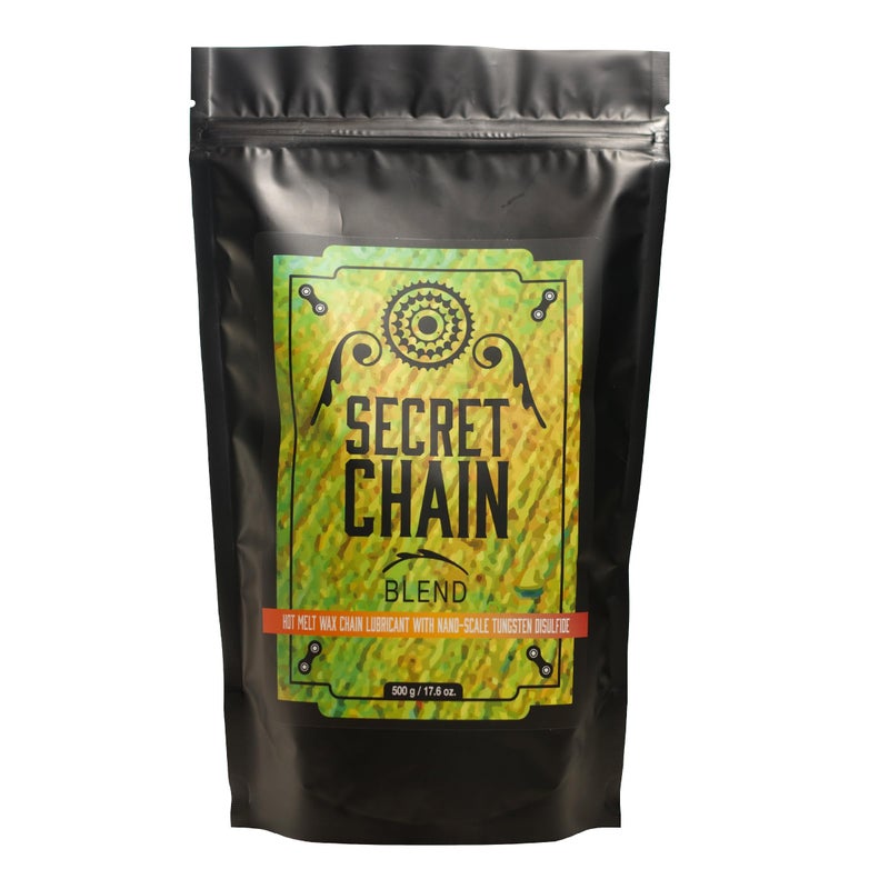 SILCA Secret Bike Chain Wax Blend, 500g - Hot Melt Wax Bicycle Chain Lube with Nano Tungsten Disulfide - The Fastest Lubricant On The Market - Easy Boiler Bag Application - Image 1